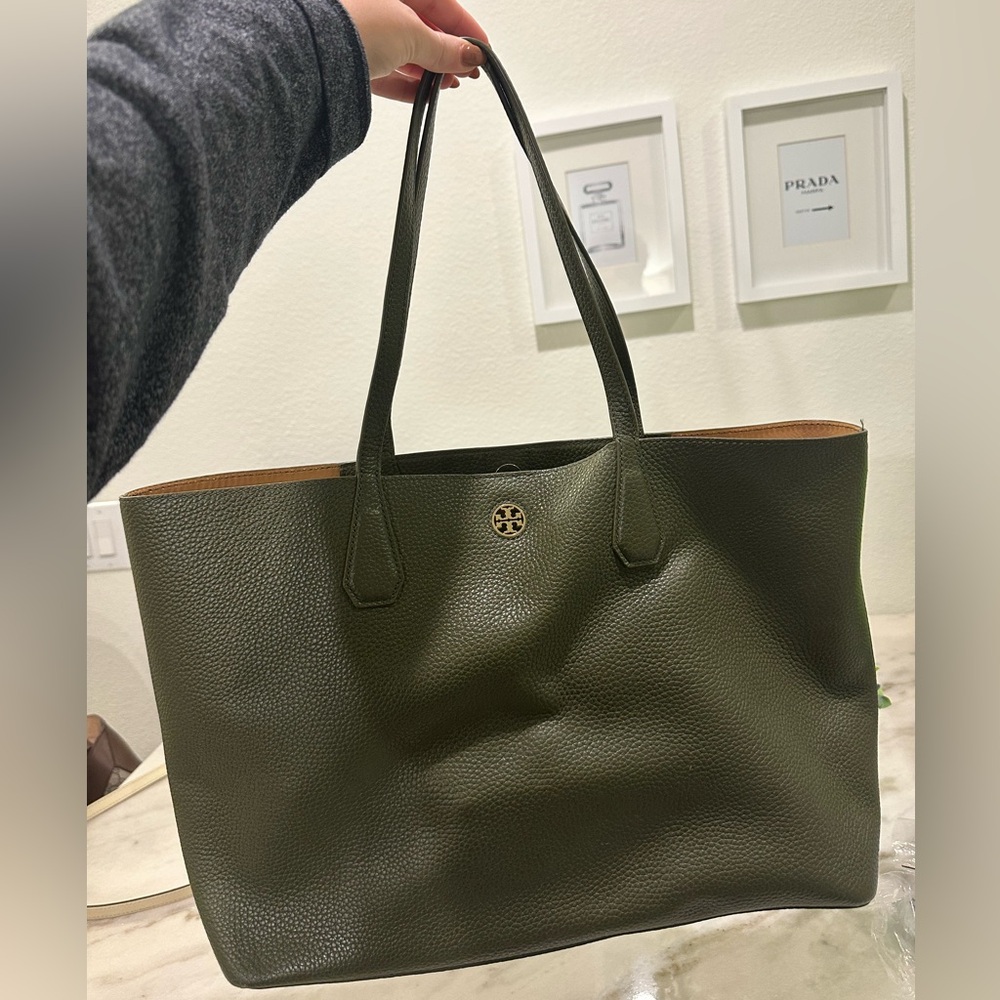 Tory Burch olive green bag
